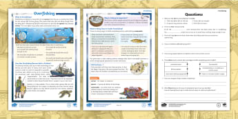 Overfishing Upper KS2 Non-Fiction Reading Comprehension